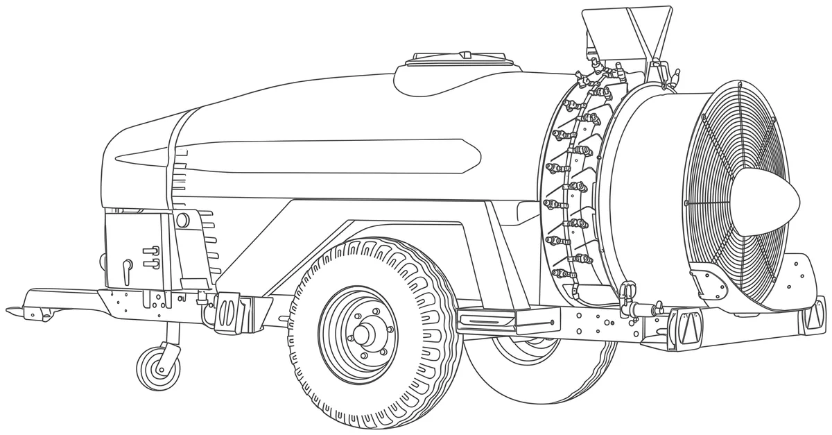 Dibujo técnico del ATR2000X