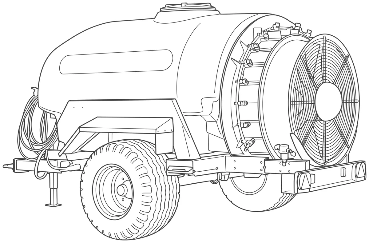 Dibujo técnico del ATR4000X