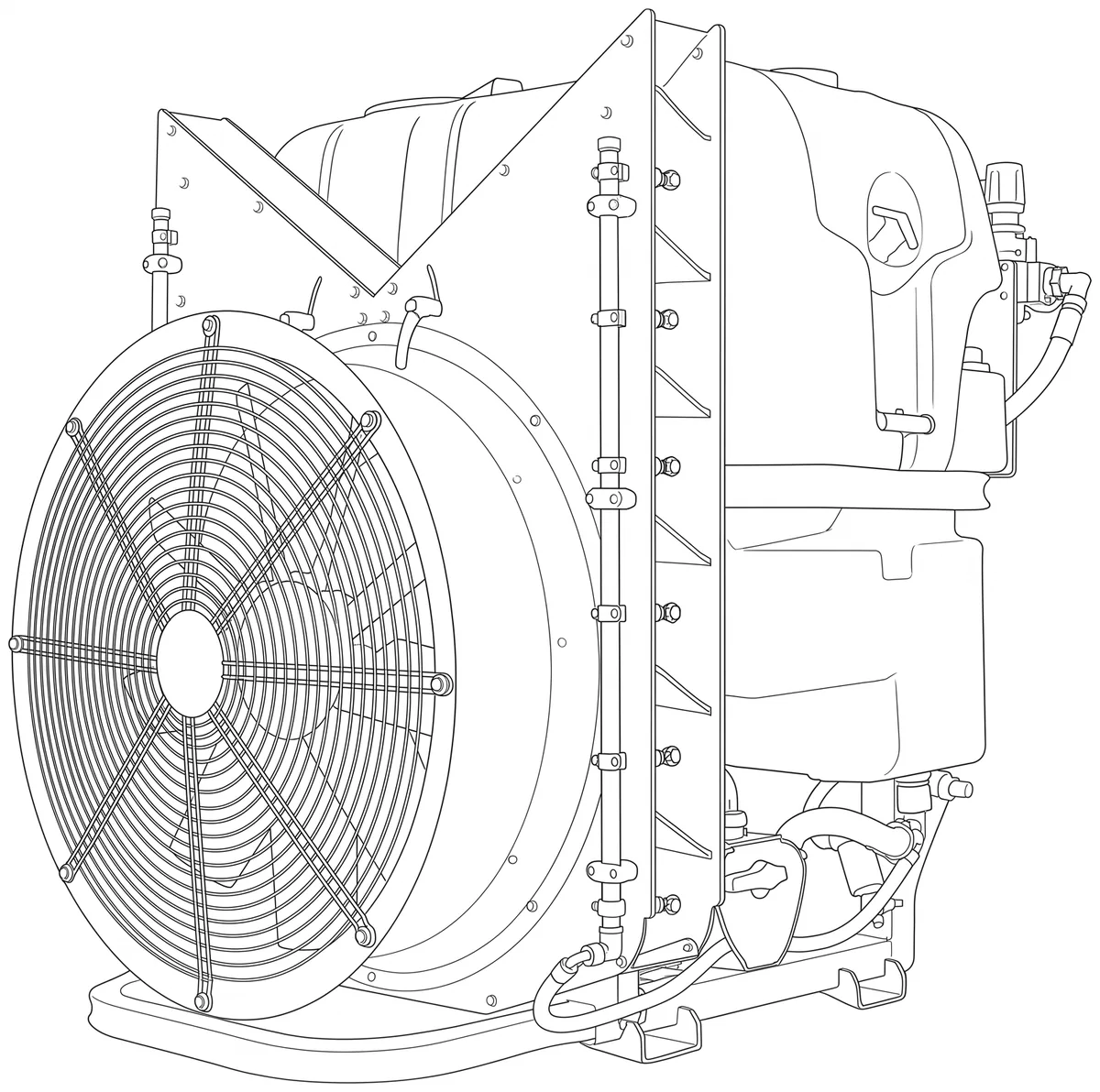 Dibujo técnico del ATS200-300