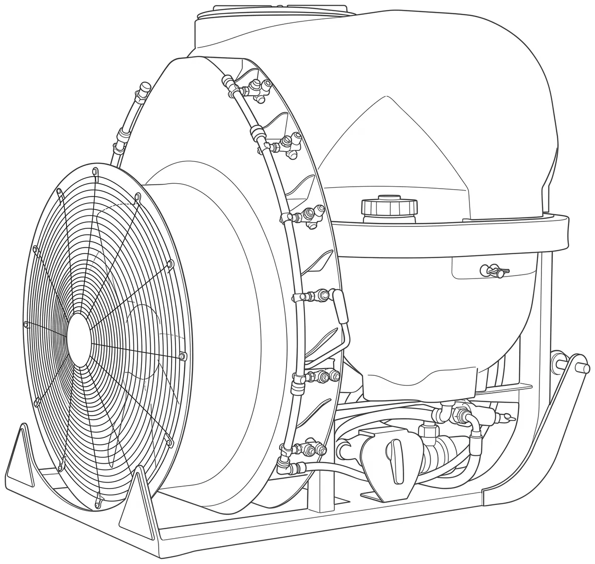 Dibujo técnico del ATS400-800