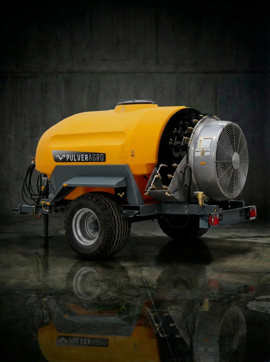 Atomizador arrastrado ATR400X de 4.000 litros con turbina KWS